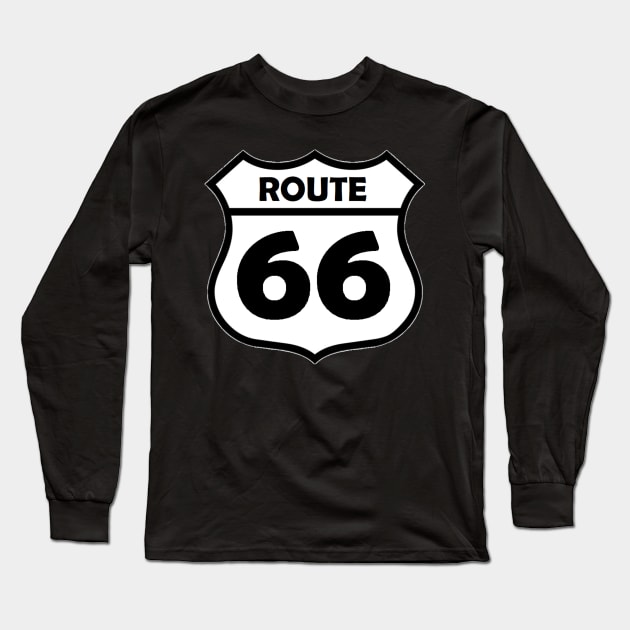 Route 66 Big Long Sleeve T-Shirt by jmtaylor